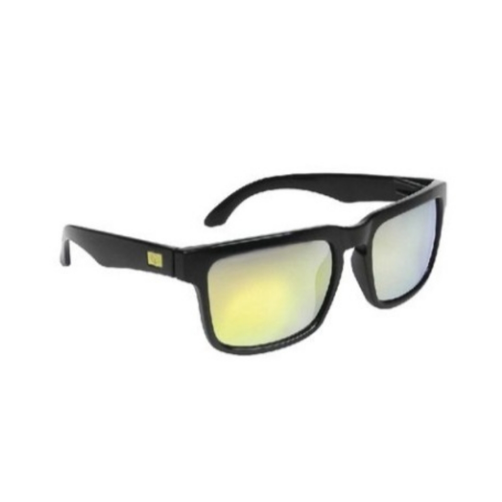 YACHTERS CHOICE KAUAI BLK FRAME GOLD MIRROR UNISEX SUNGLASSES NWT